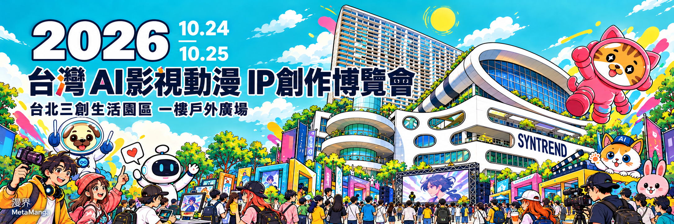 10/24–10/25，三創和漫畫相遇