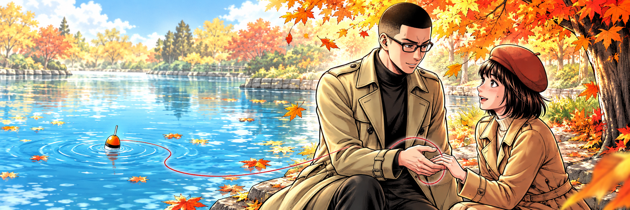 浮標上的紅線