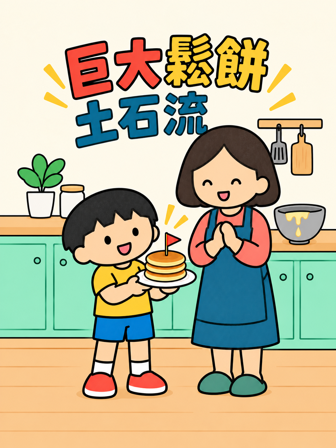 巨大鬆餅土石流